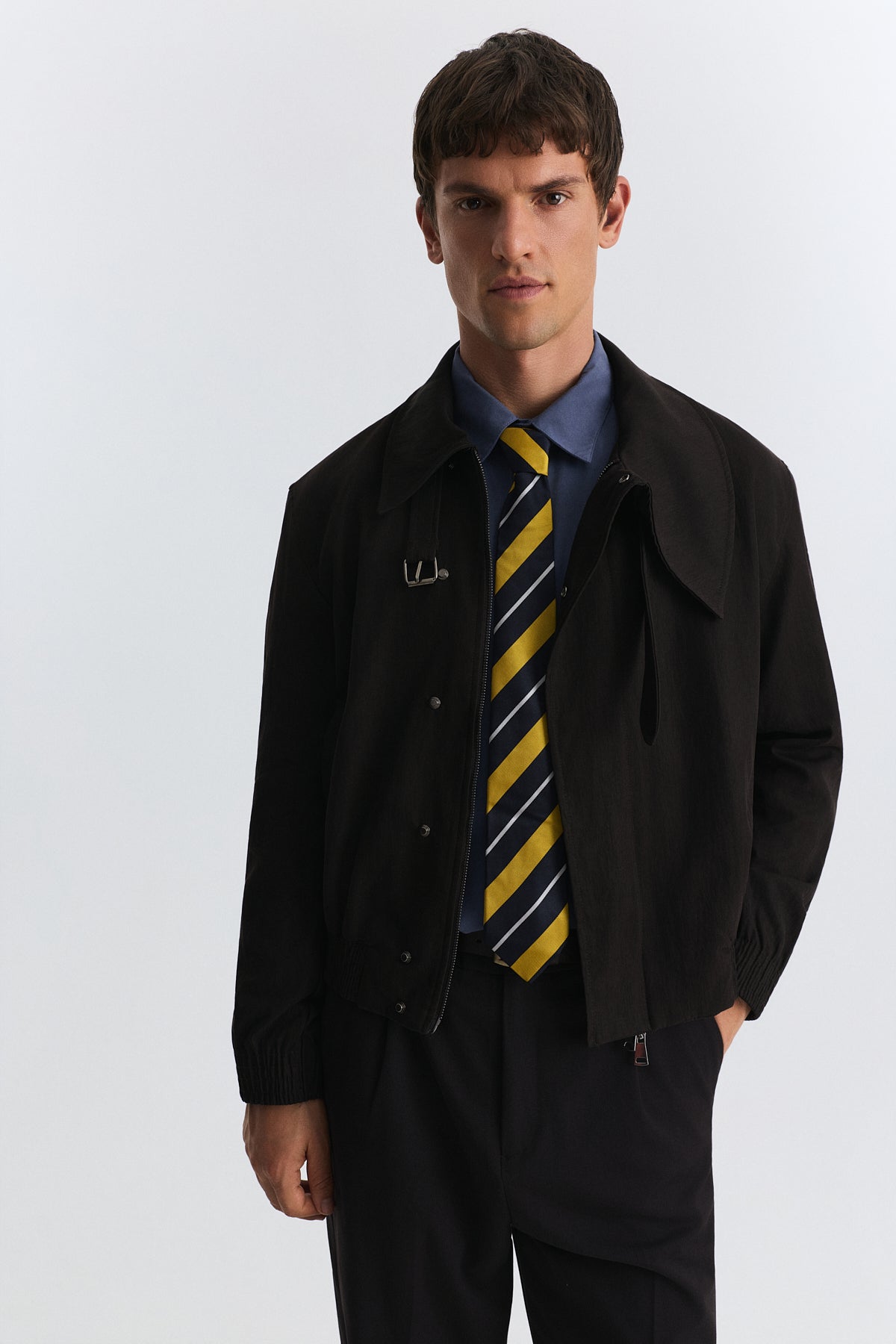 Asymmetrical Collar Jacket