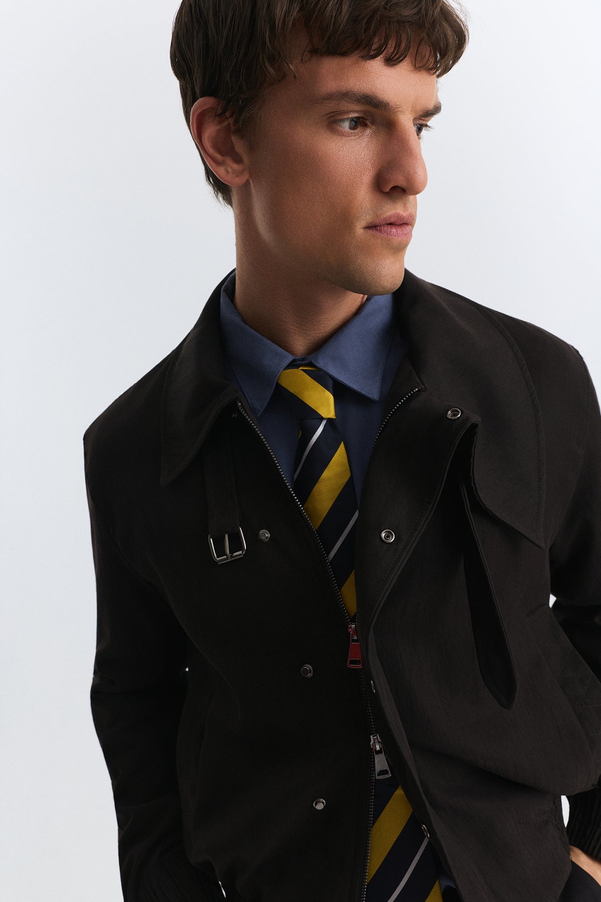 Asymmetrical Collar Jacket