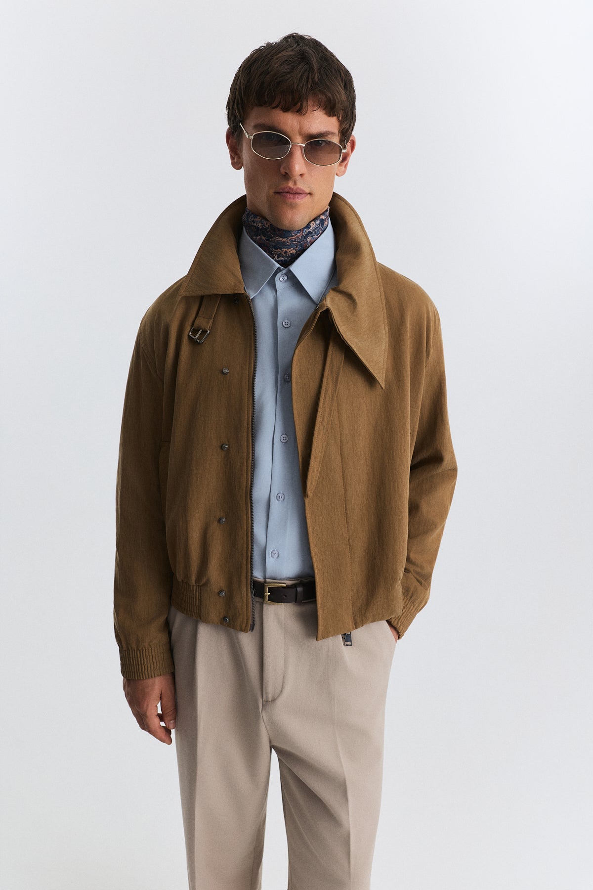 Asymmetrical Collar Jacket