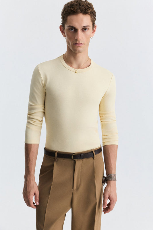 Cotton Long-Sleeve T-Shirt