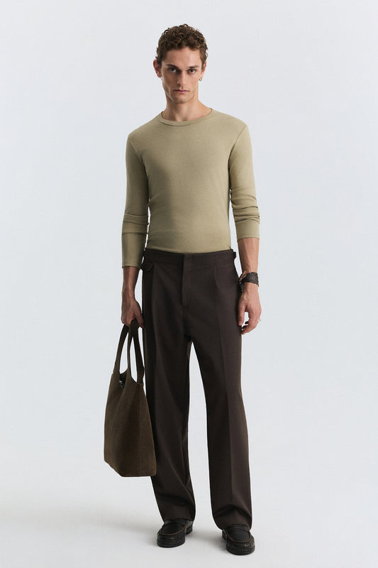 Cotton Long-Sleeve T-Shirt