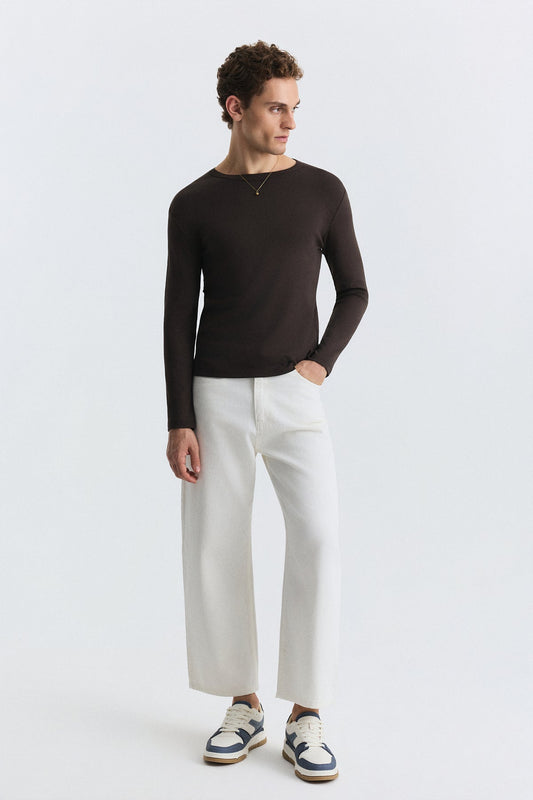 Cotton Long-Sleeve T-Shirt