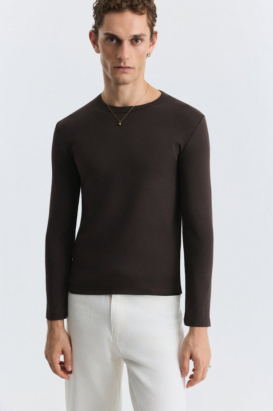 Cotton Long-Sleeve T-Shirt