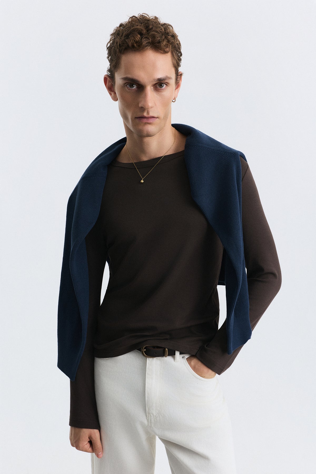 Cotton Long-Sleeve T-Shirt