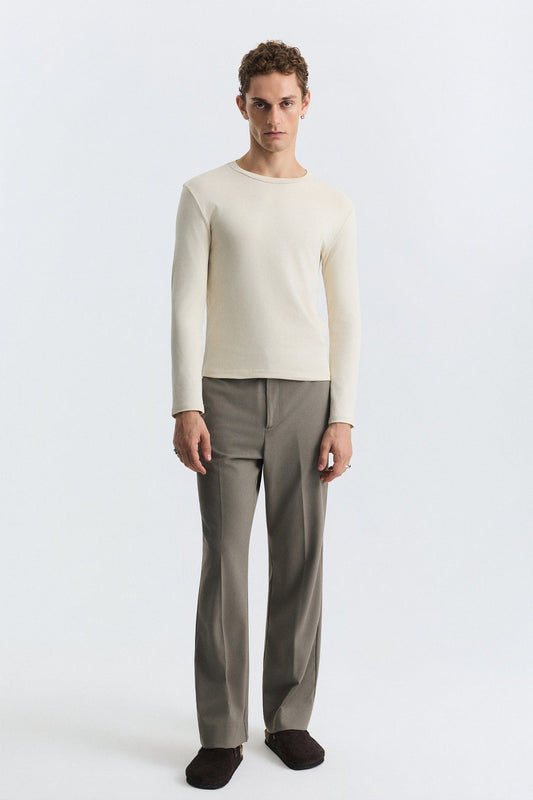 Cotton Long-Sleeve T-Shirt