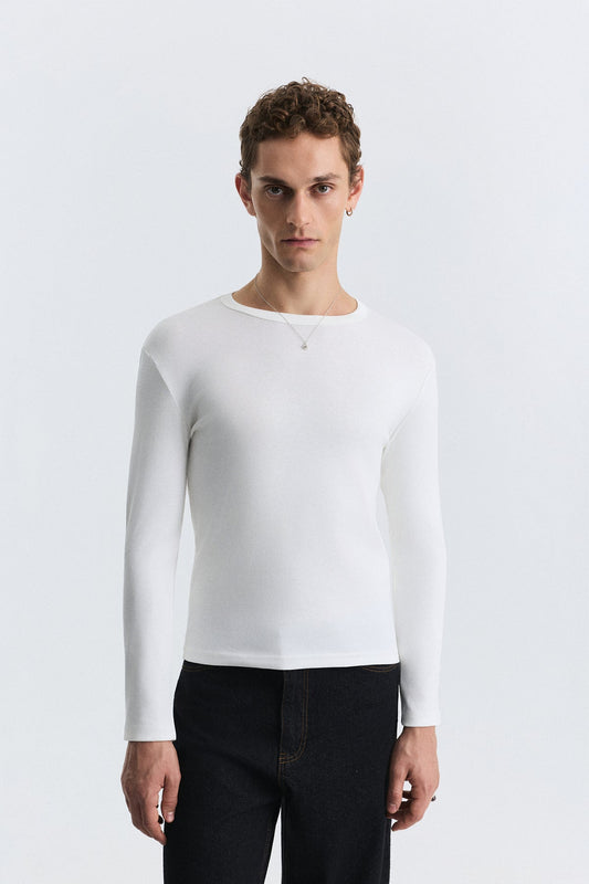Cotton Long-Sleeve T-Shirt