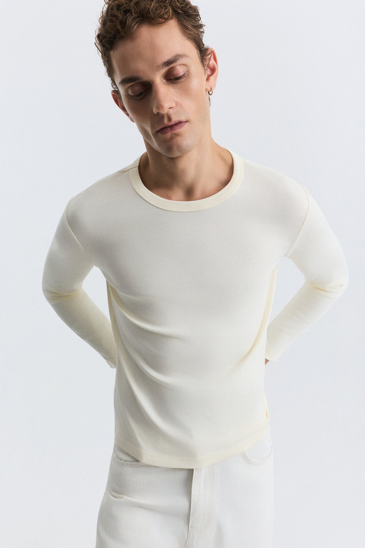 Cotton Long-Sleeve T-Shirt