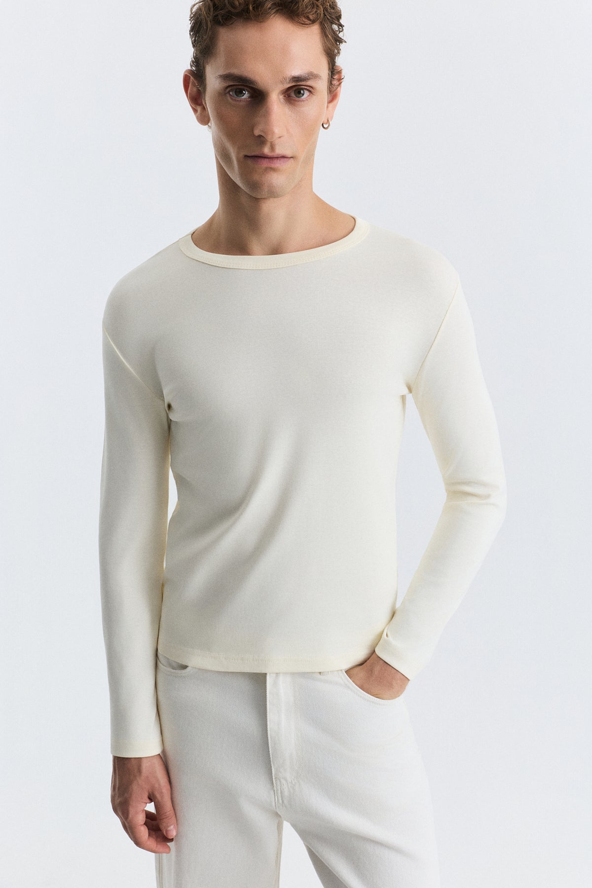 Cotton Long-Sleeve T-Shirt