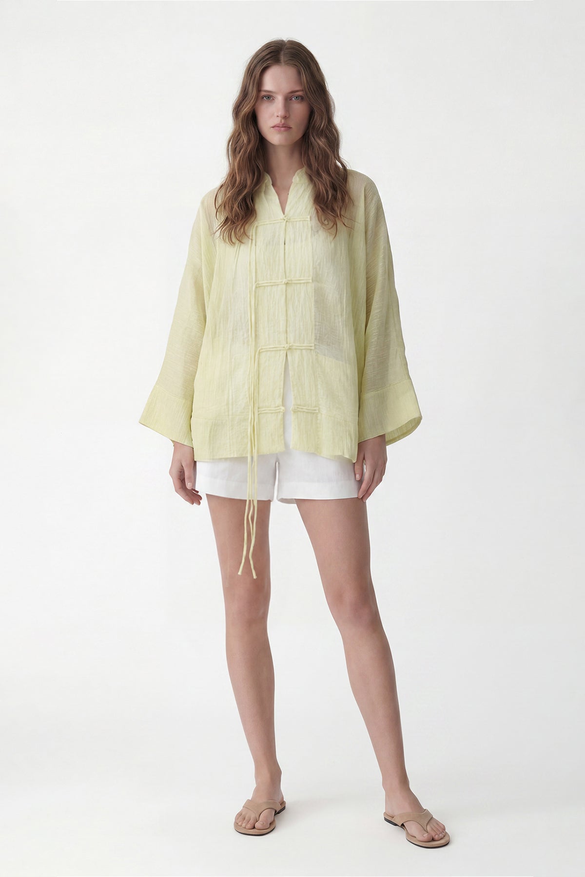 Embellished Button-Down Shirt