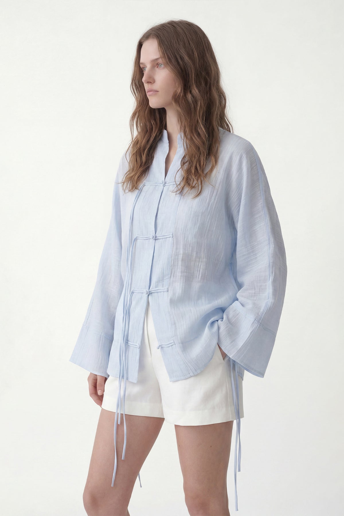 Embellished Button-Down Shirt