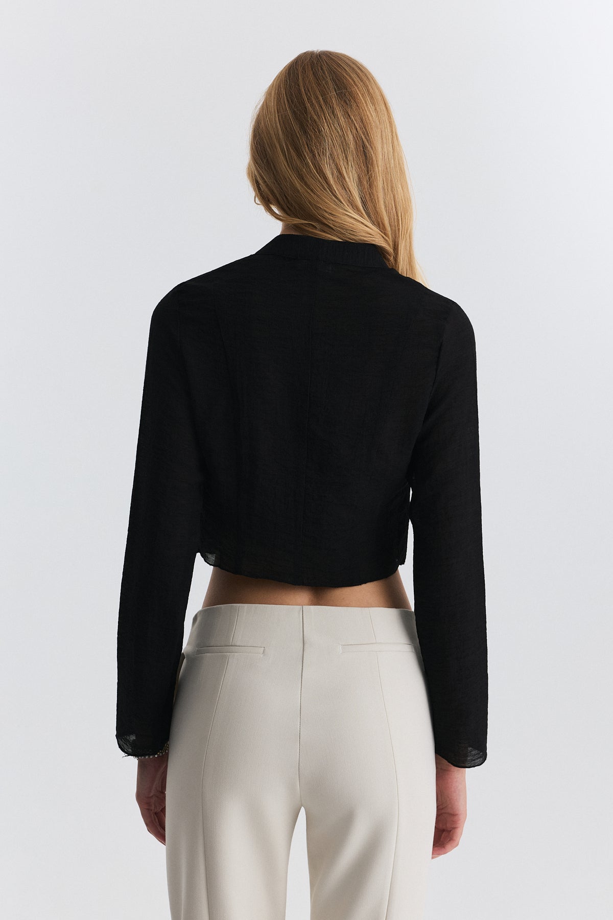 Relax Fit Embellished Button-Down Shirt