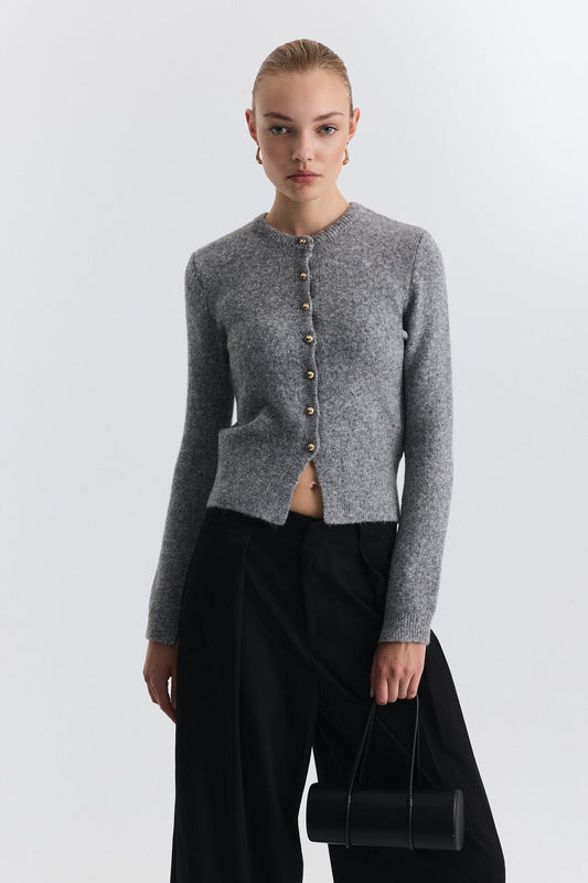 Soft-Textured Cardigan
