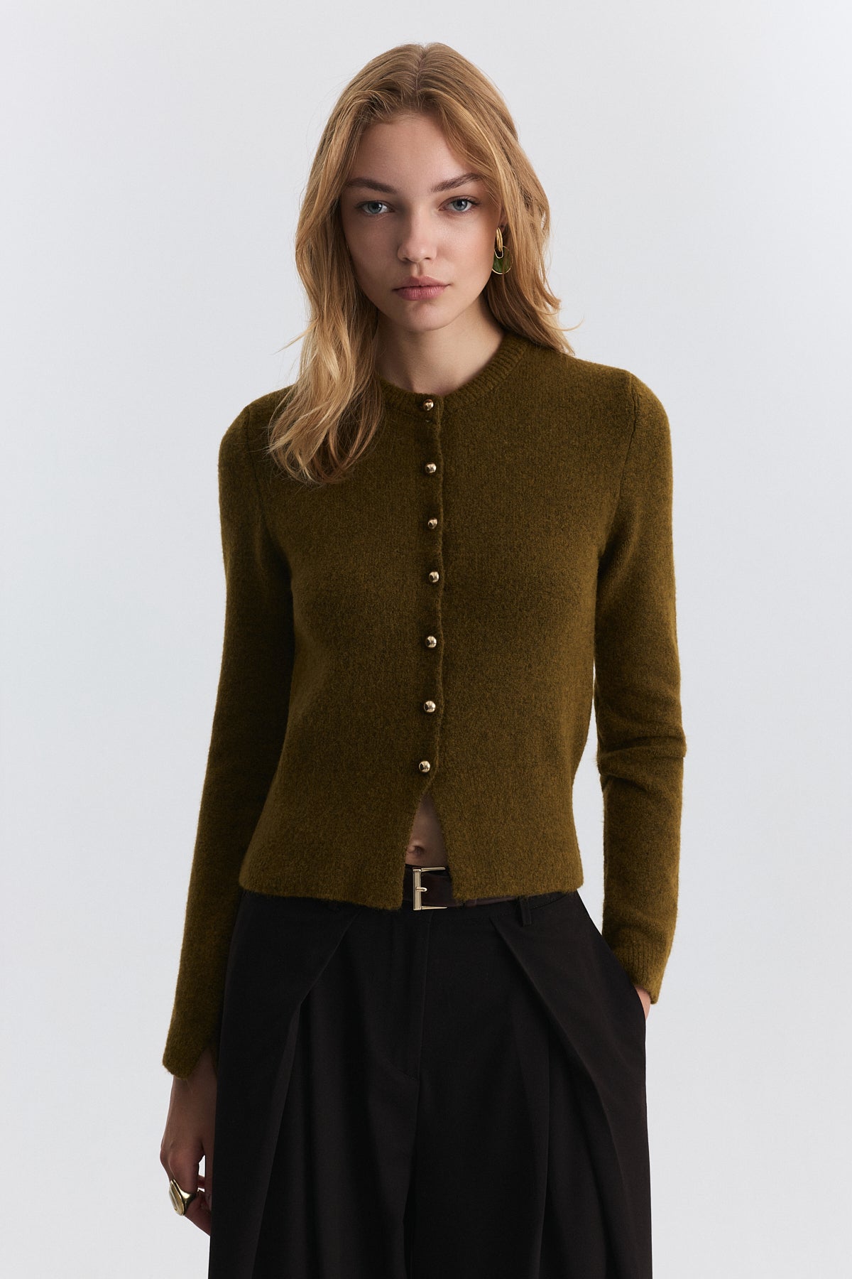 Soft-Textured Cardigan