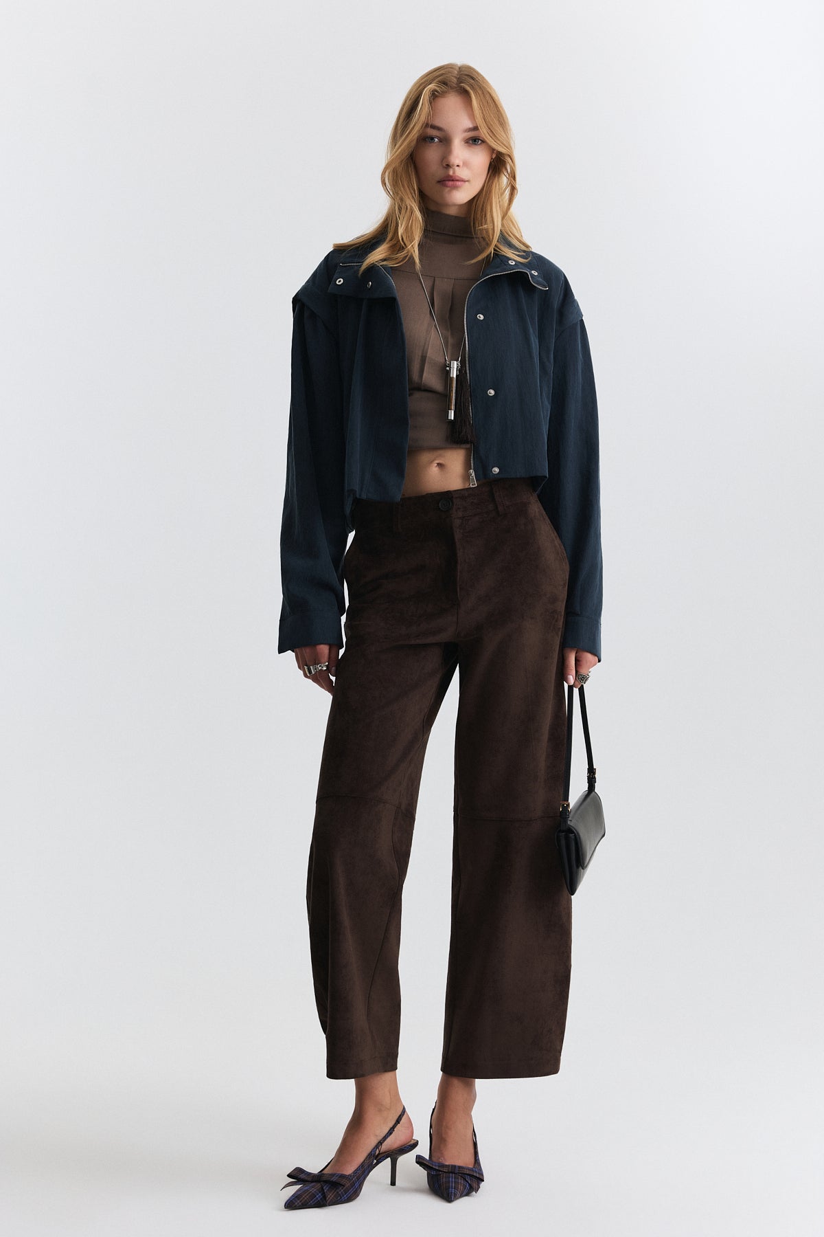 Stand-Up Collar Bomber Jacket