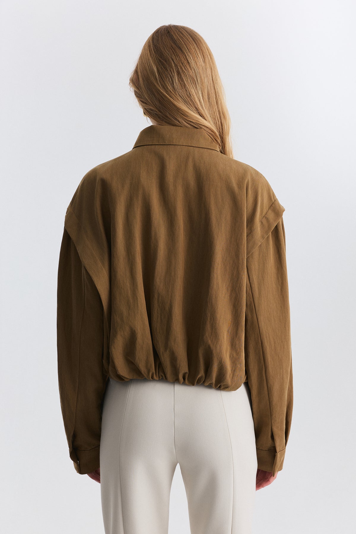 Stand-Up Collar Bomber Jacket