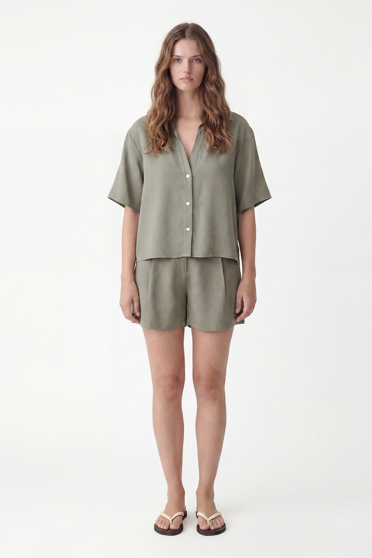 100% Lyocell Shorts Set