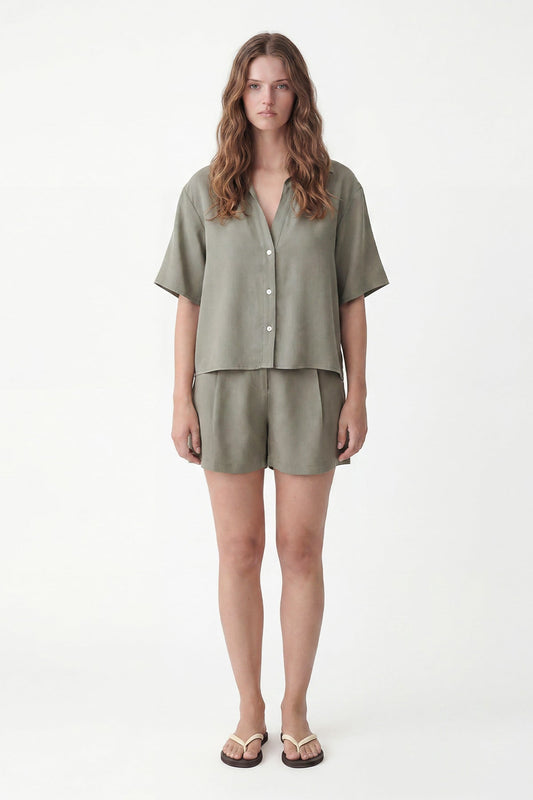 100% Lyocell Shorts Set