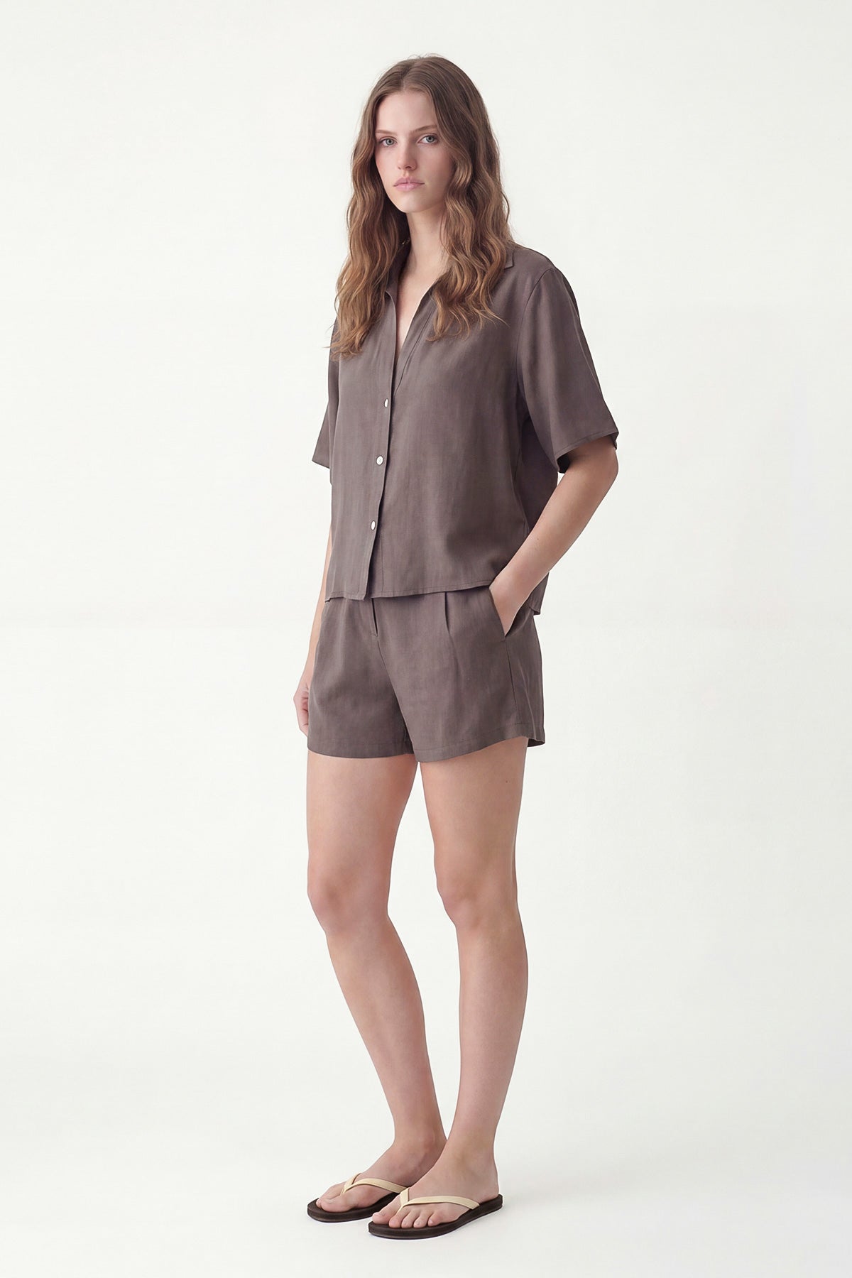 100% Lyocell Shorts Set
