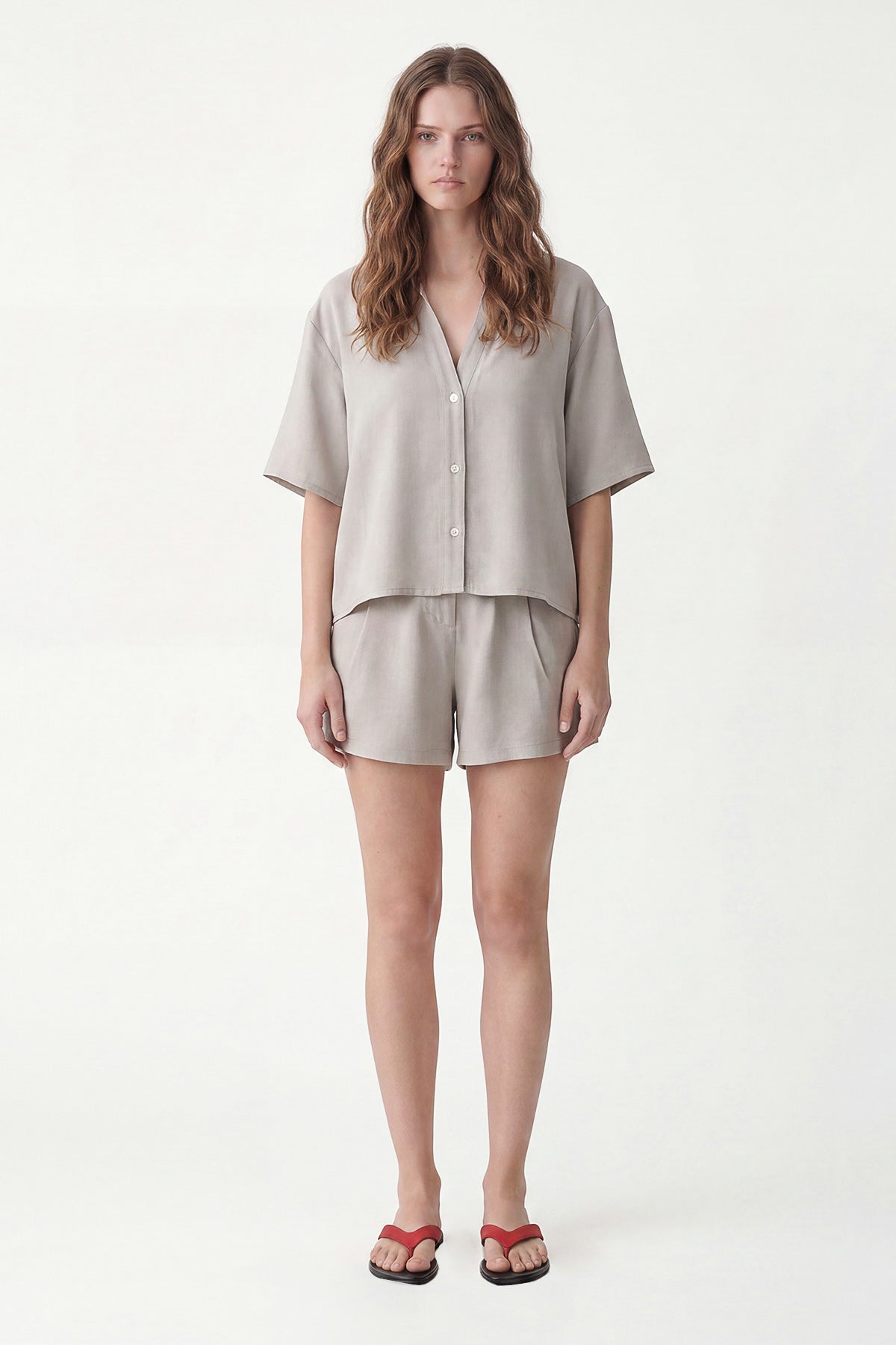 100% Lyocell Shorts Set