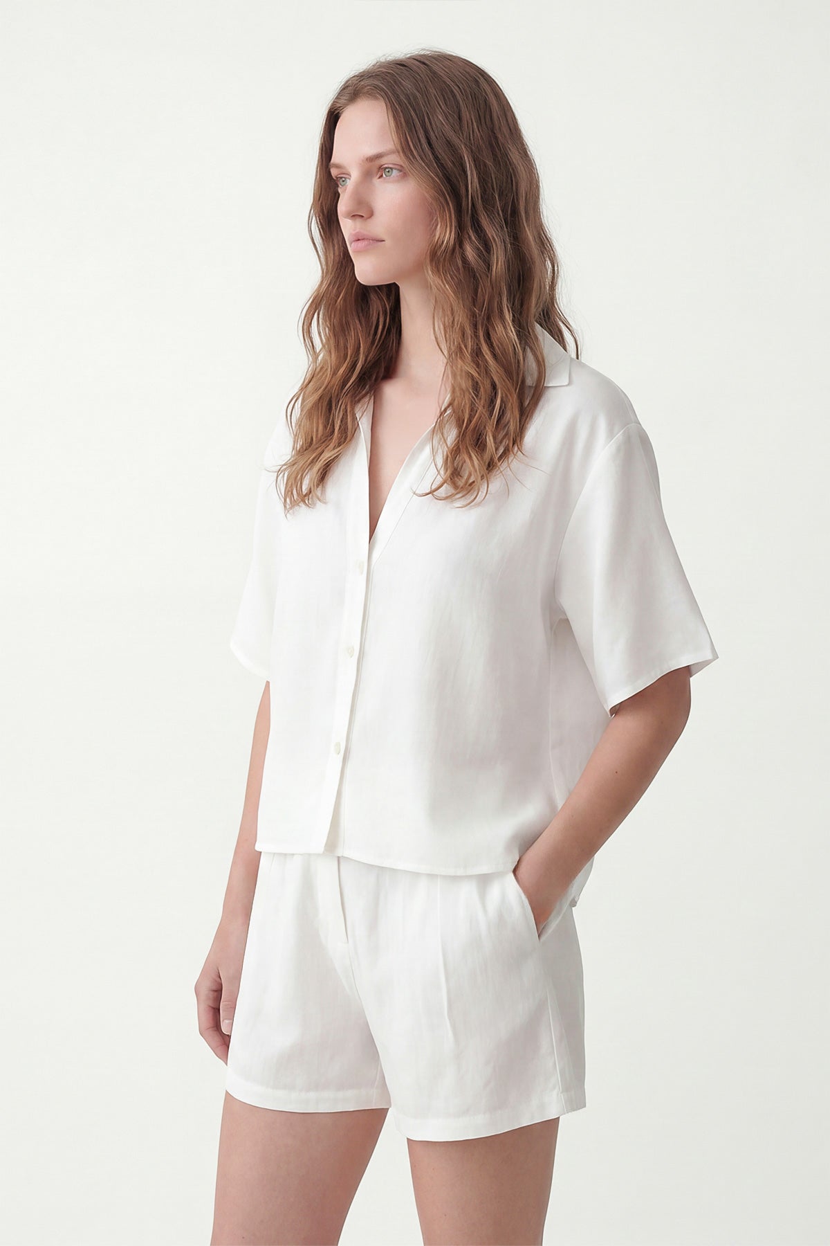 100% Lyocell Shorts Set