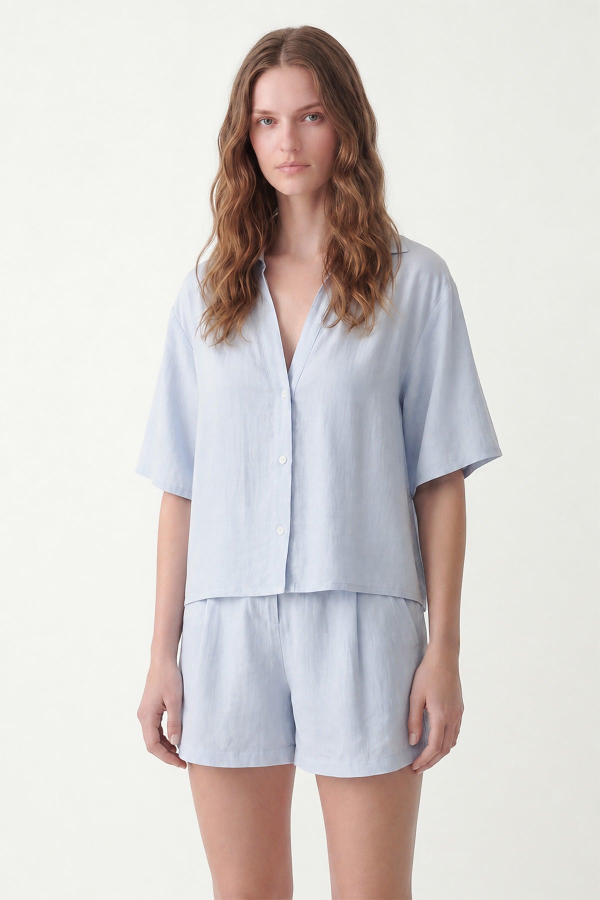100% Lyocell Shorts Set