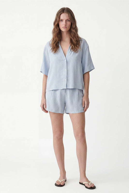 100% Lyocell Shorts Set