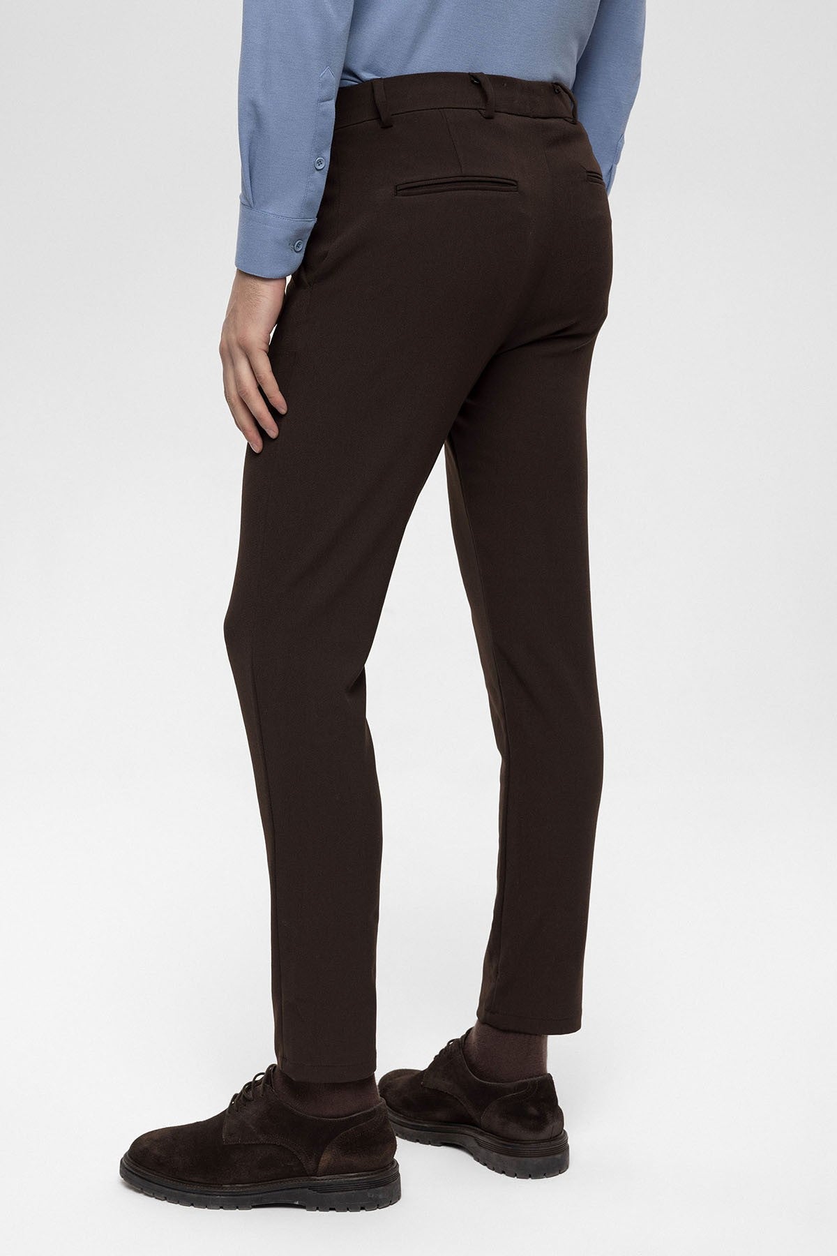 Men's Accessories: Slim-Fit Pants with Detailed Design