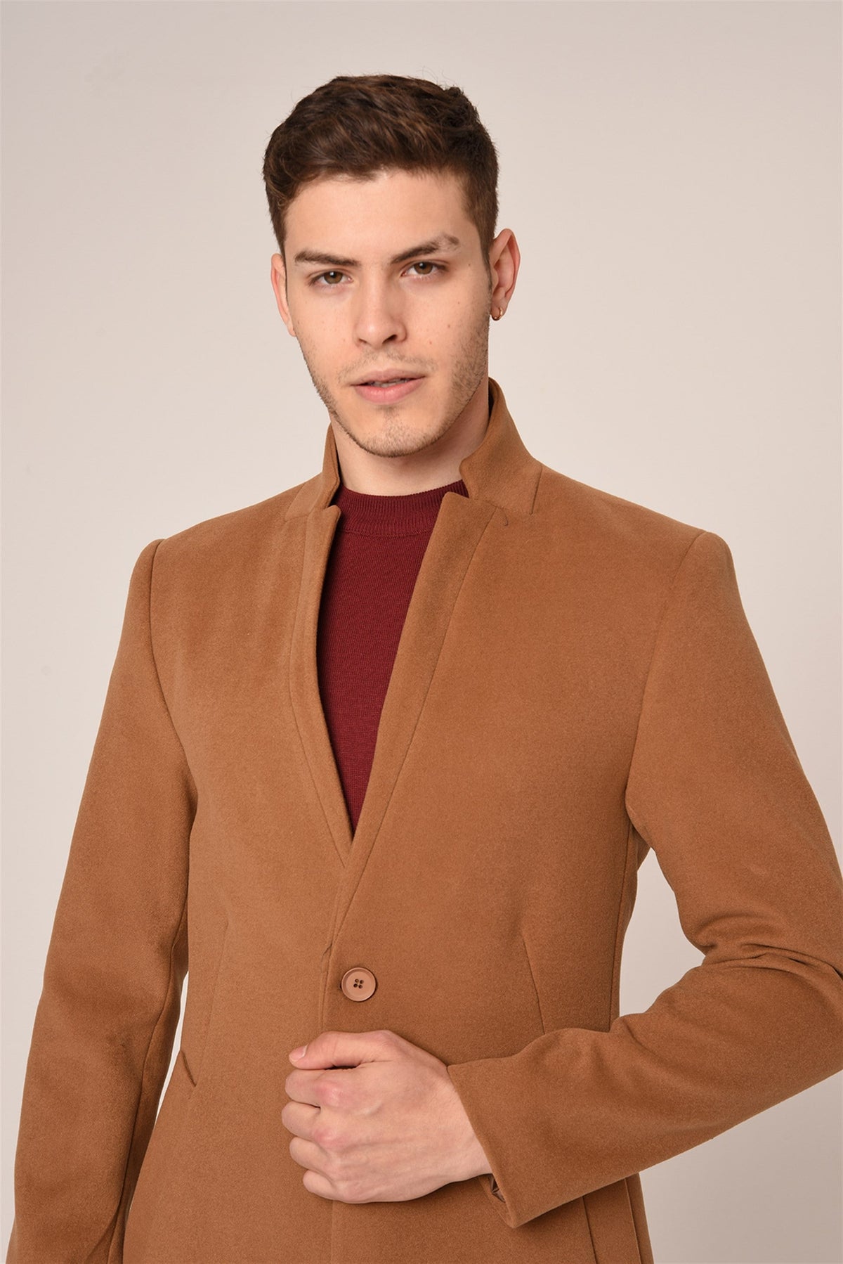 Antioch Men's Wool-Blend Cashmere Coat