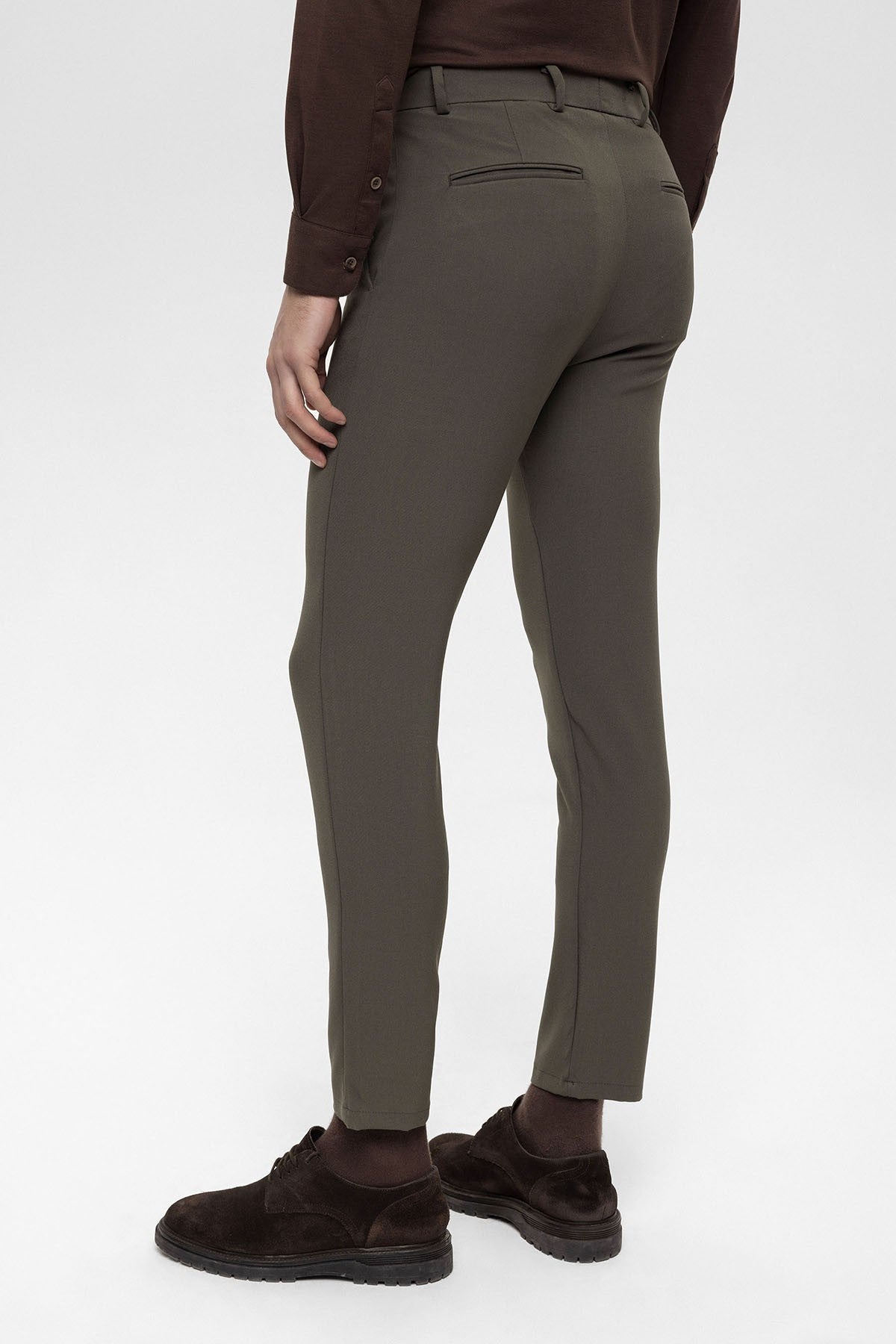 Men's Accessories: Slim-Fit Pants with Detailed Design