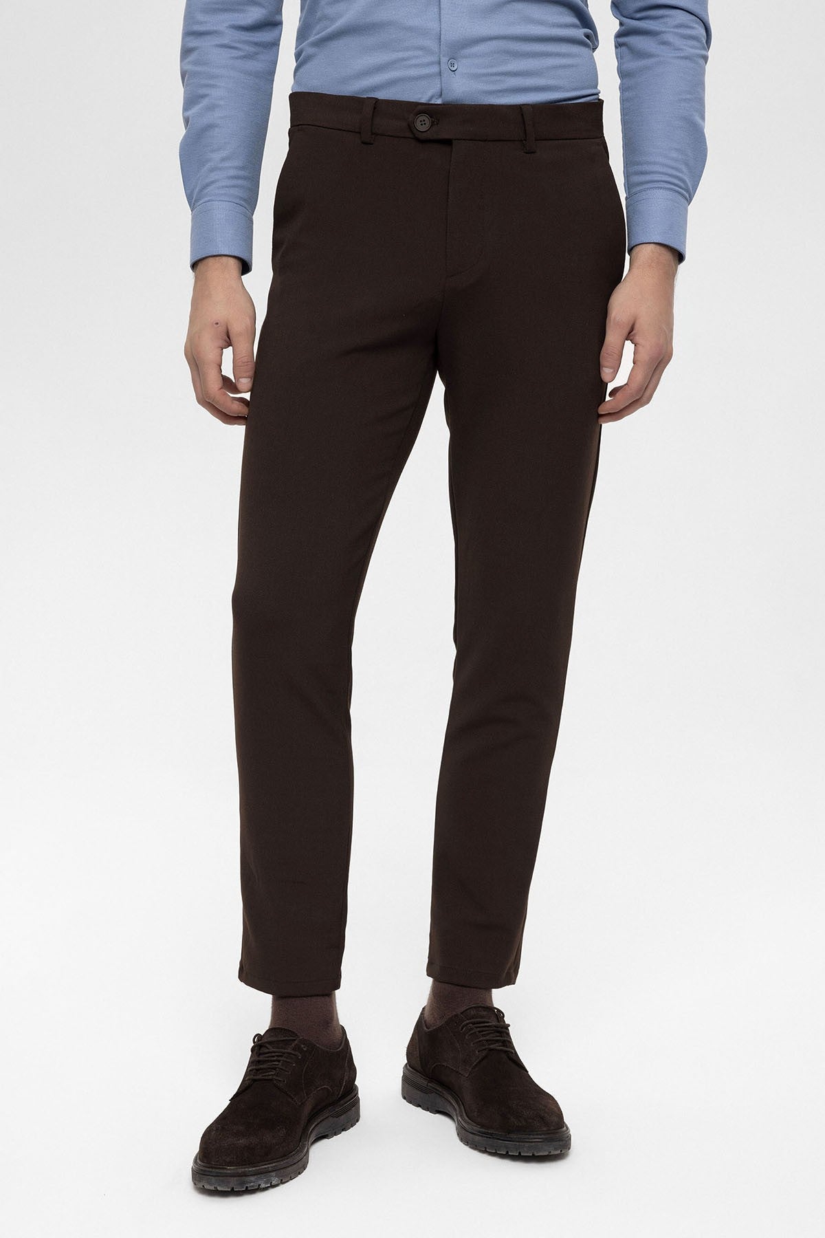 Men's Accessories: Slim-Fit Pants with Detailed Design