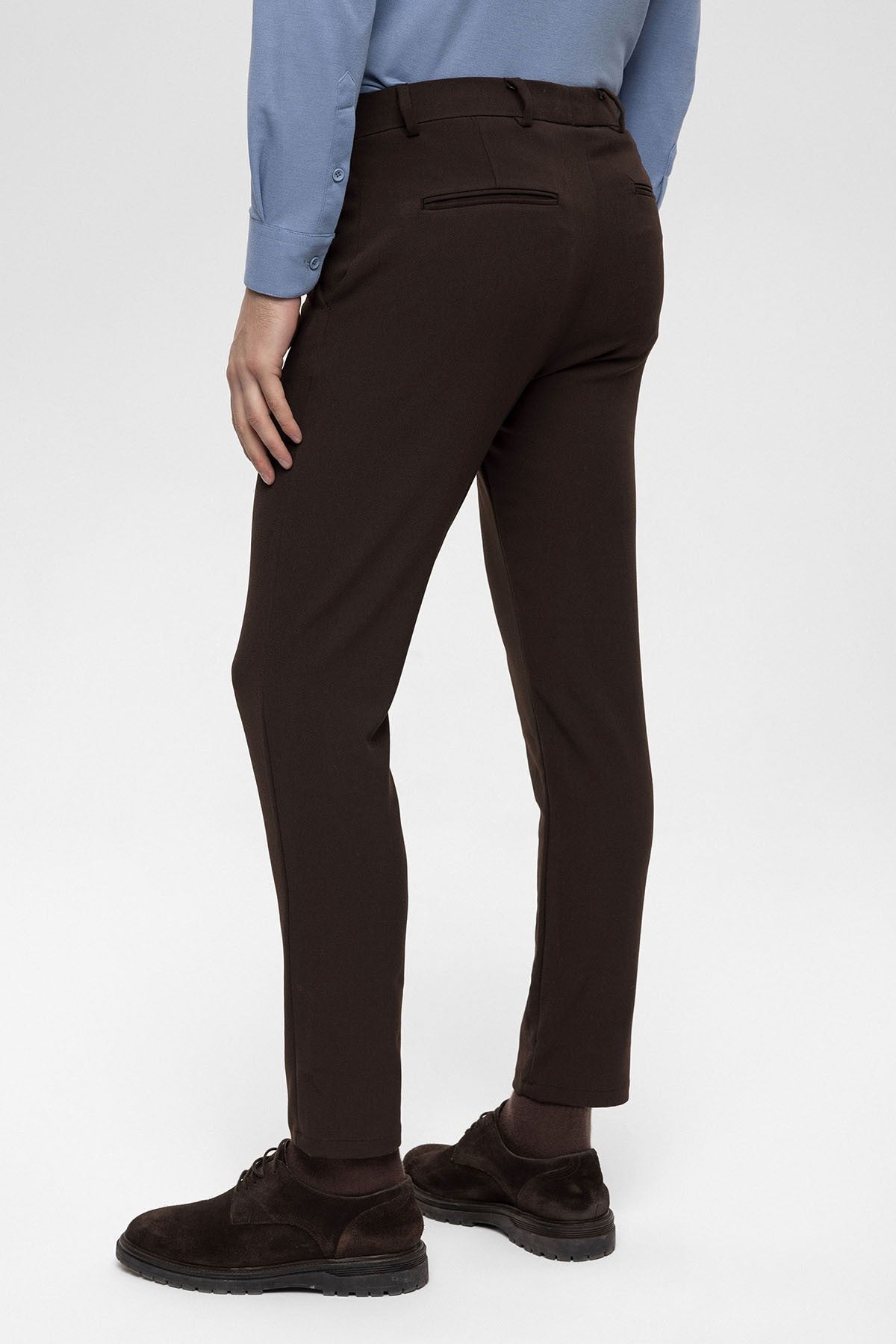 Men's Accessories: Slim-Fit Pants with Detailed Design