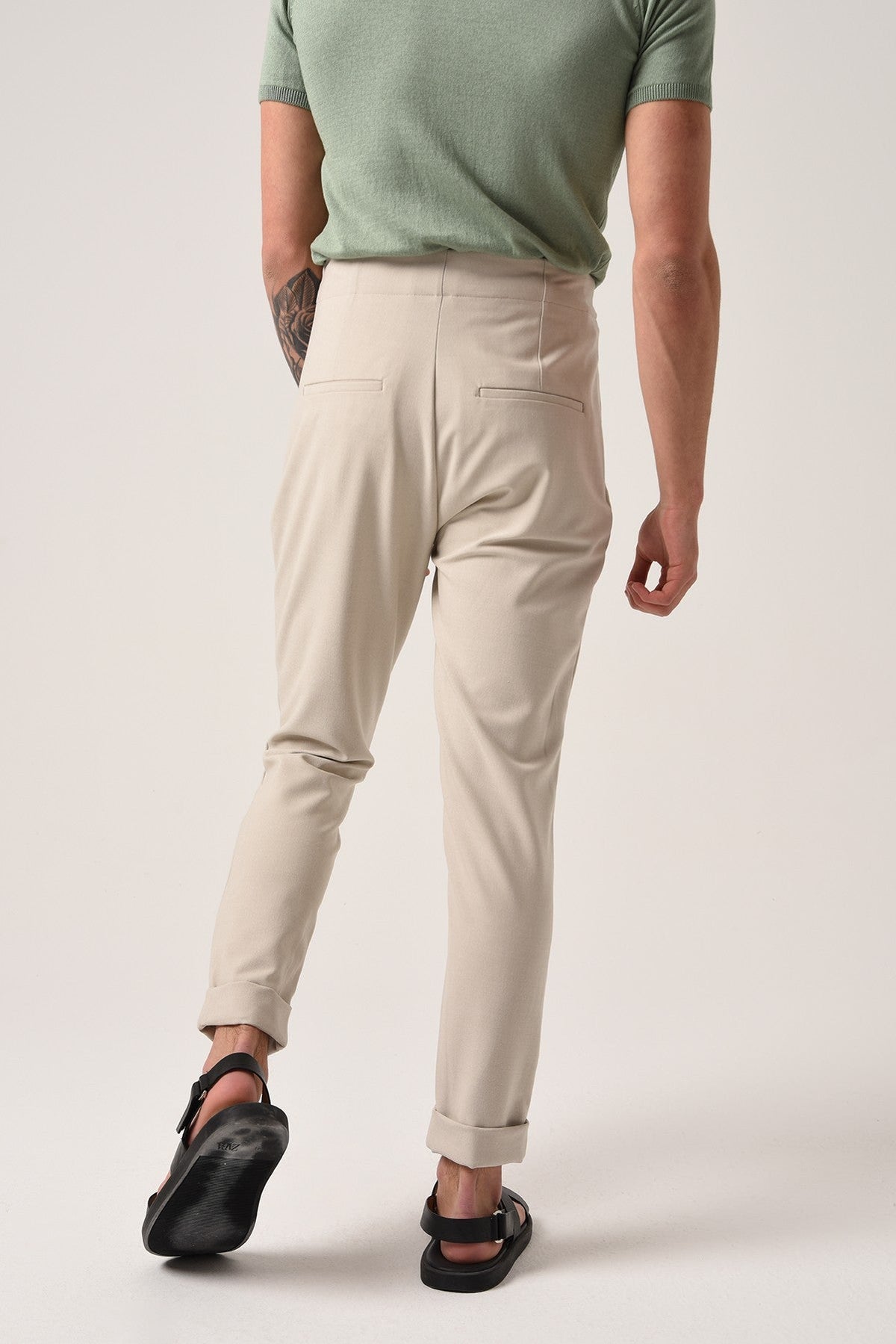 Antioch High-Waisted (Boyfriend) Pleated Pants