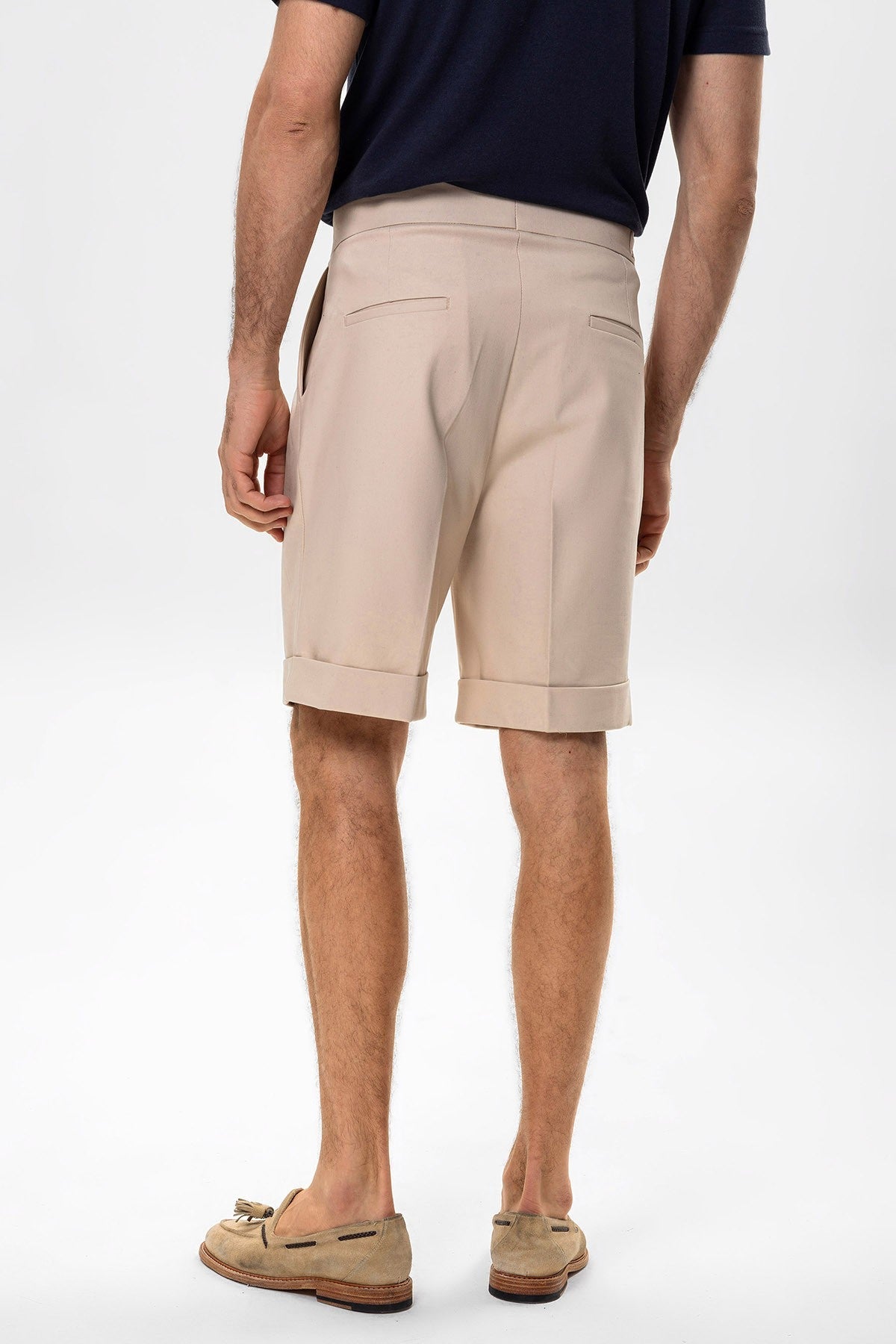 Antioch Toka Men's Shorts with Detailed Pleats