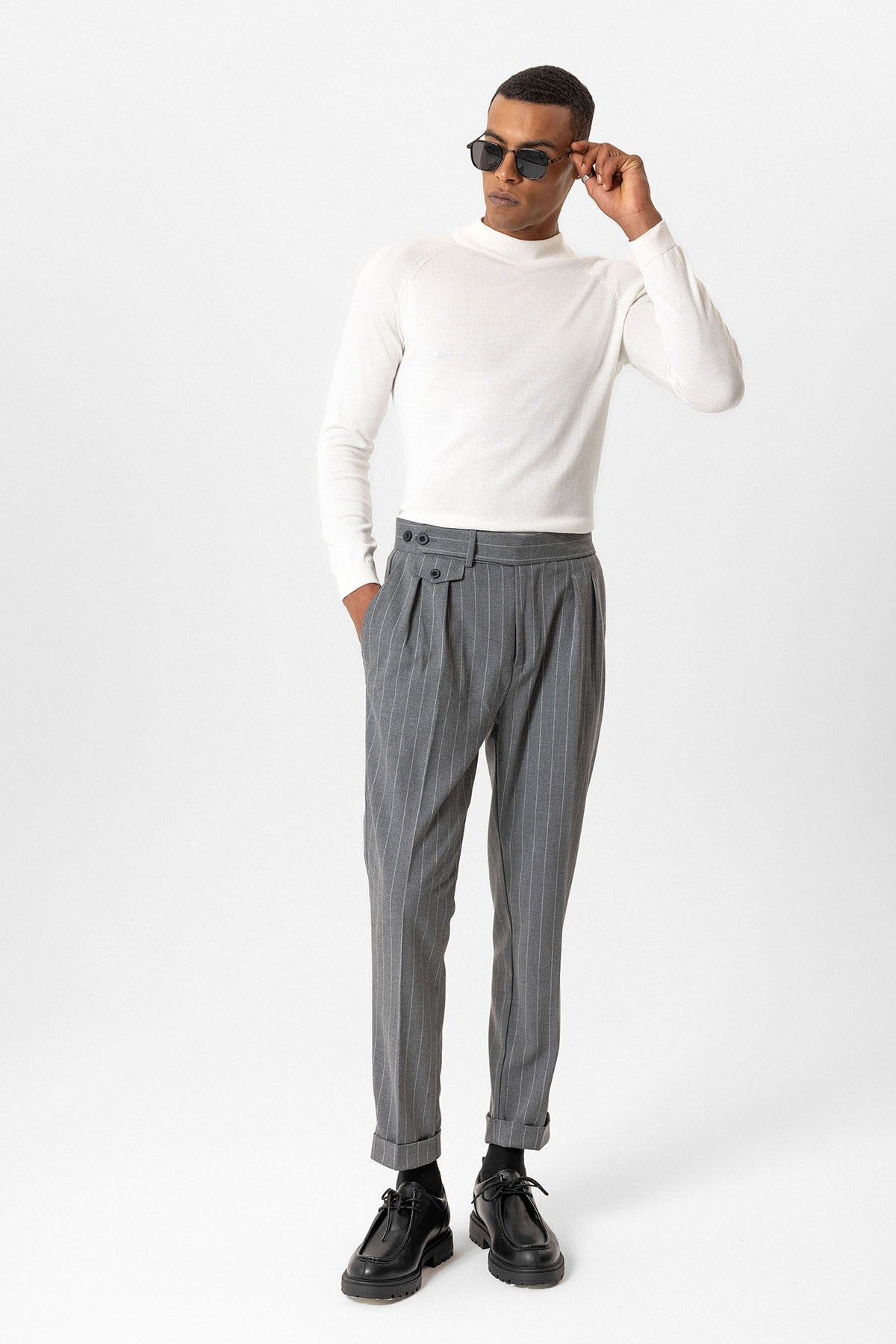 Antioch Men's Half-Turtleneck Sweater