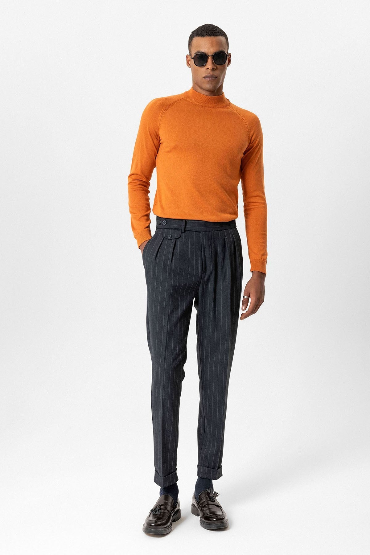 Antioch Men's Half-Turtleneck Sweater