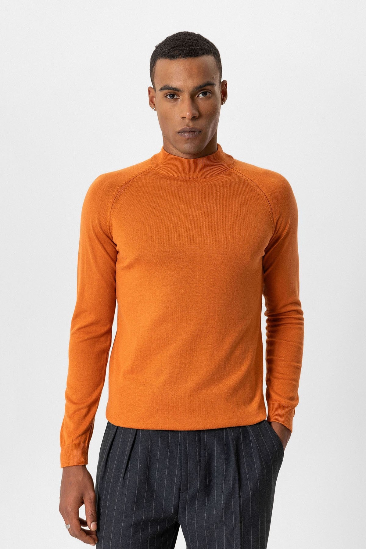 Antioch Men's Half-Turtleneck Sweater