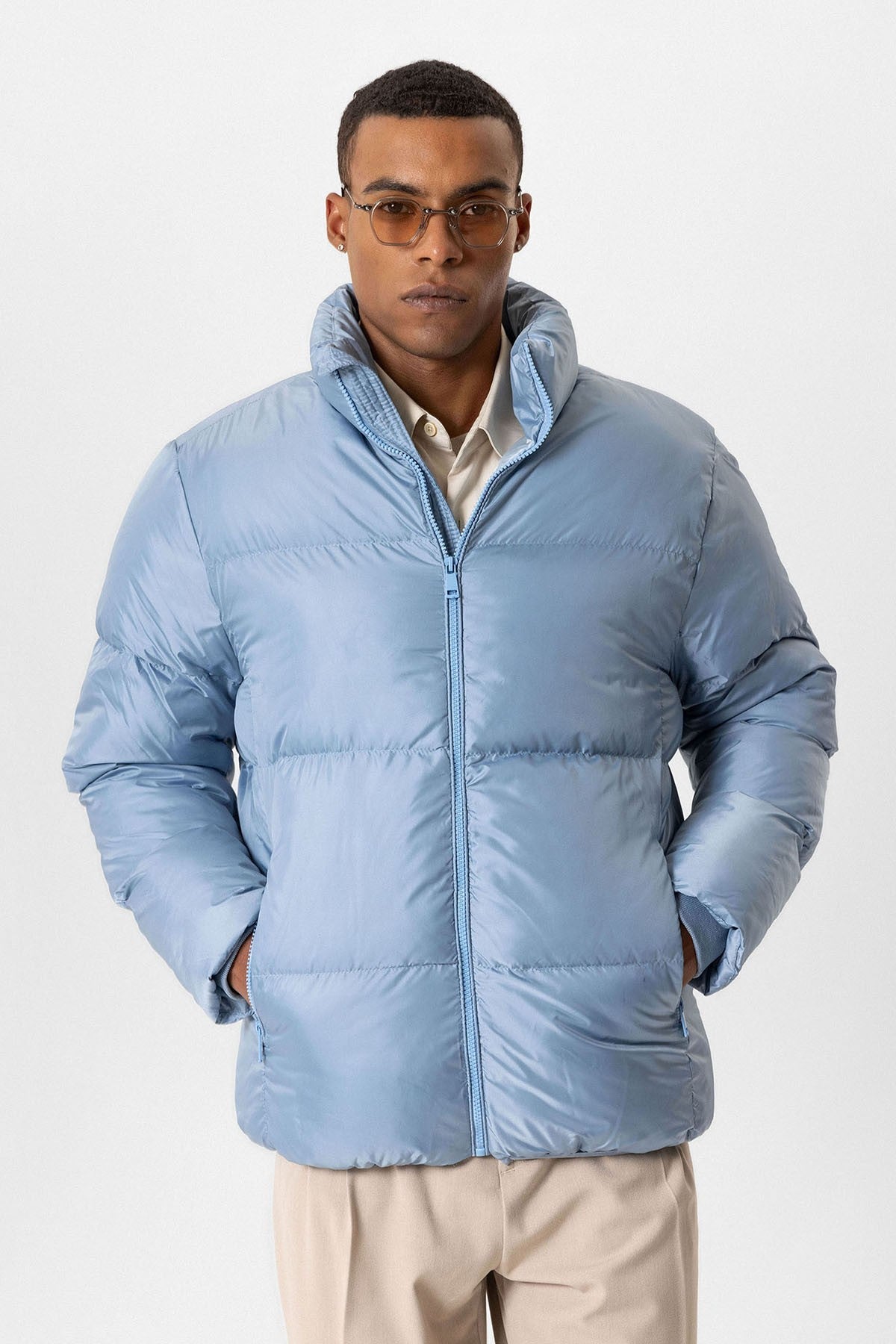 Antioch Stand-Up Collar Rubber Inflatable Jacket