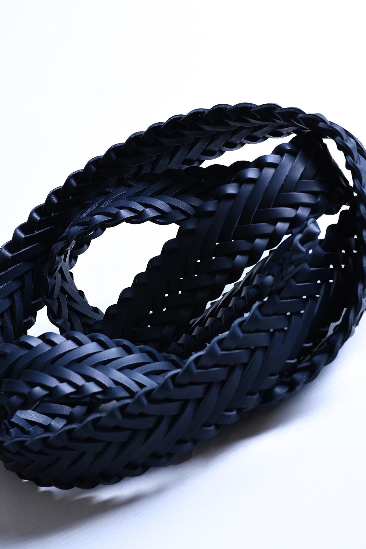 Antioch Faux Leather Knitted Men's Belt