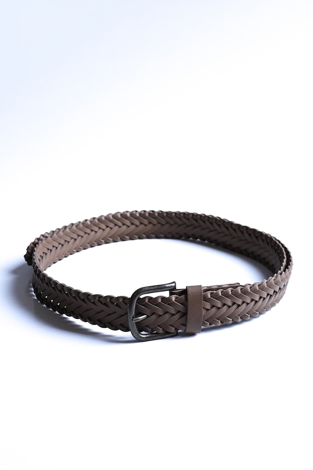 Antioch Faux Leather Knitted Men's Belt