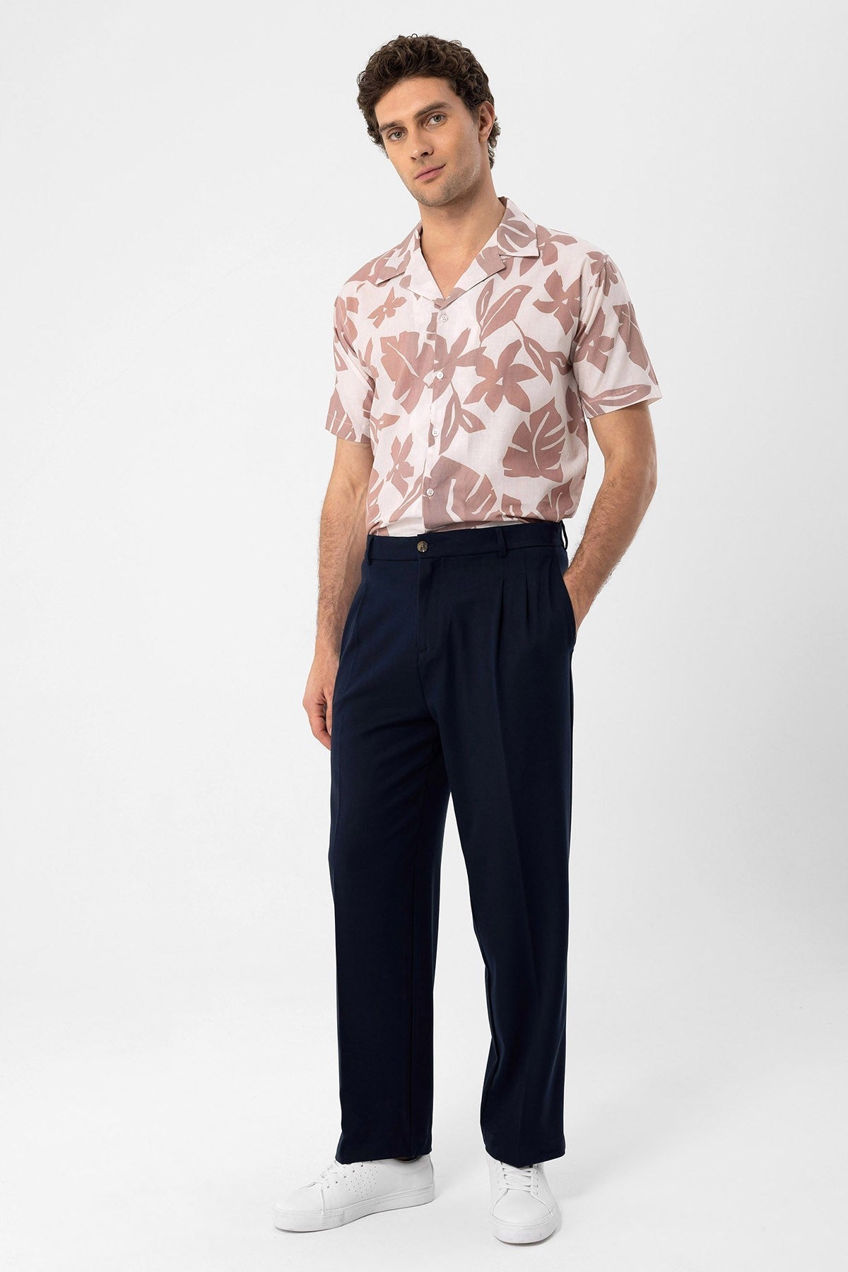 Antioch Floral-Print Crew-Neck Men's Shirt