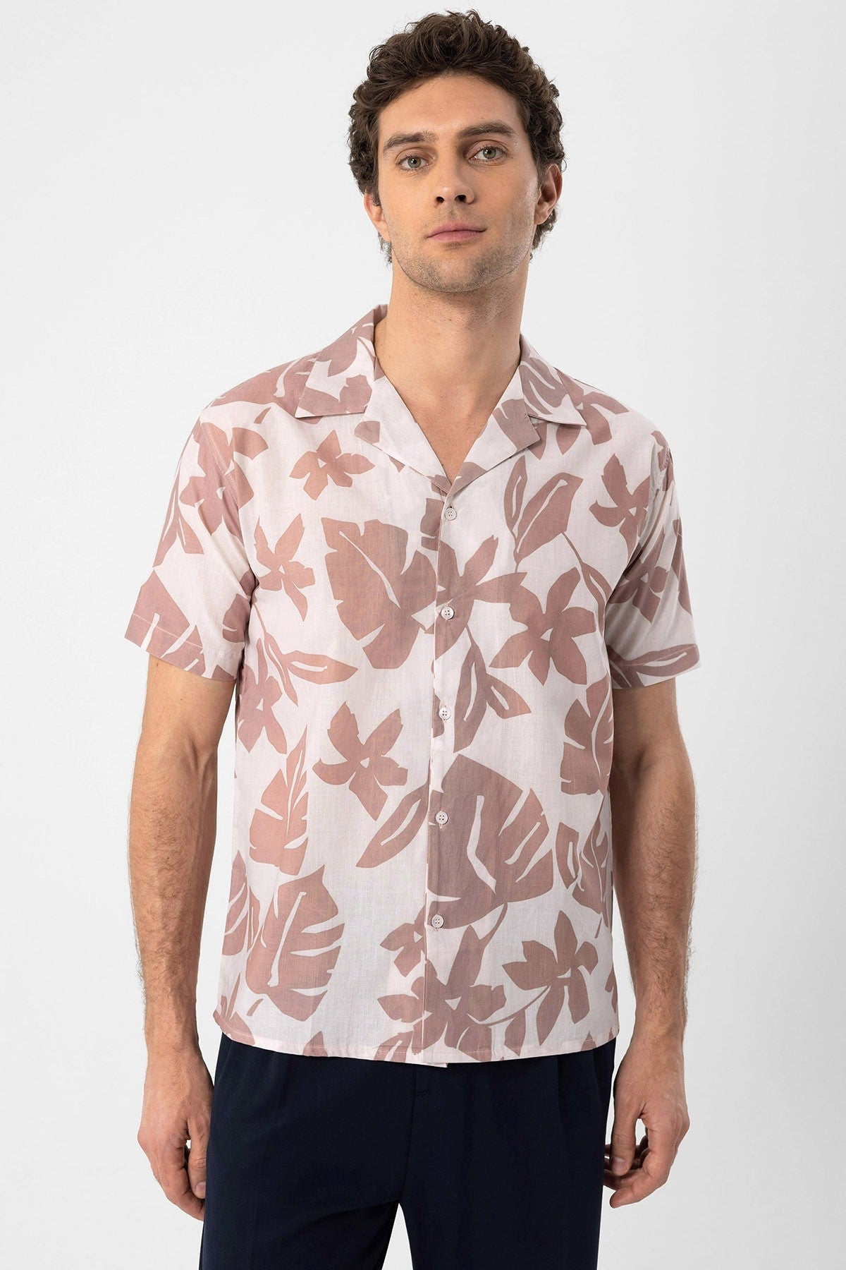 Antioch Floral-Print Crew-Neck Men's Shirt