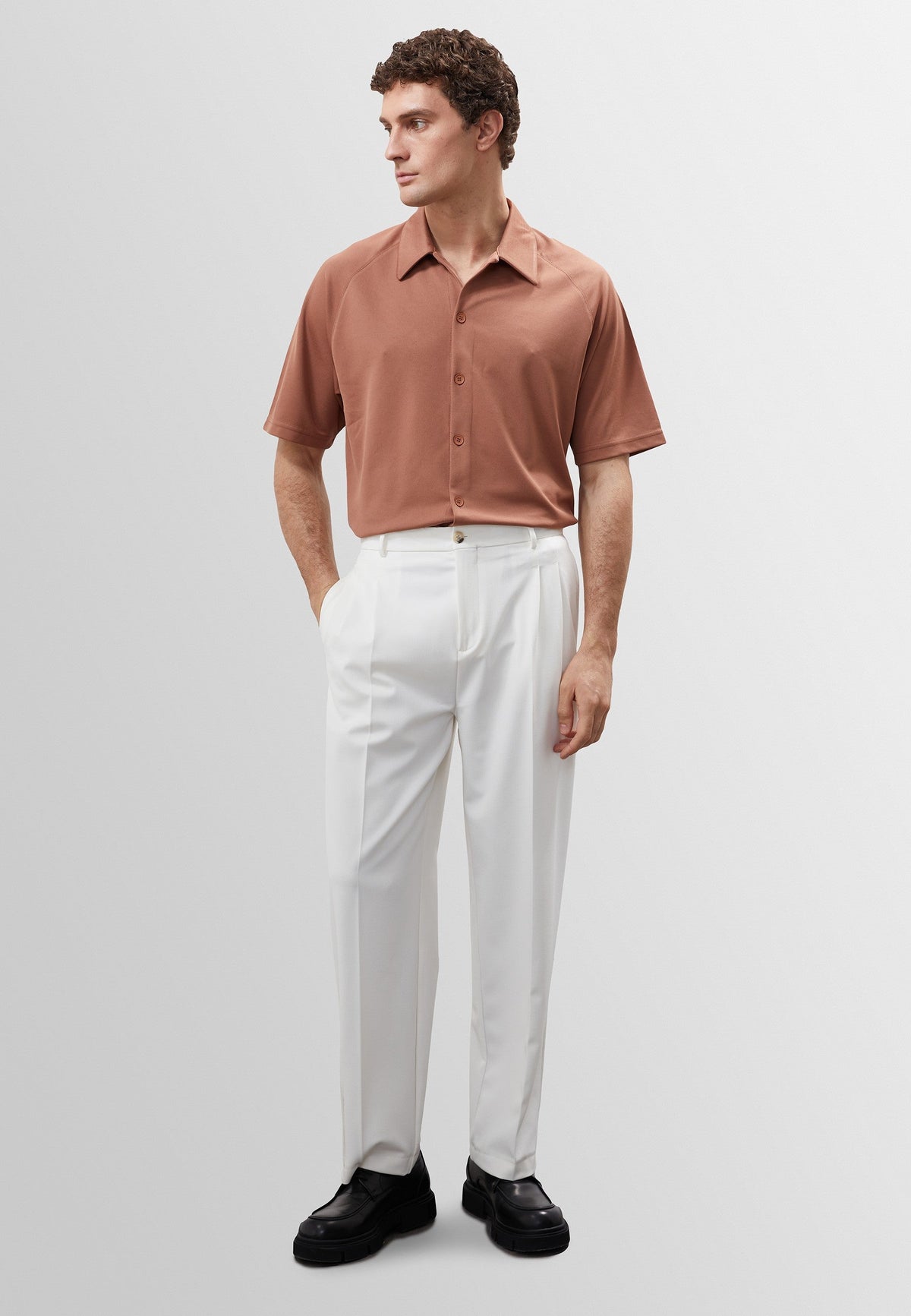 Antioch Oversized Short-Sleeve Men's Shirt