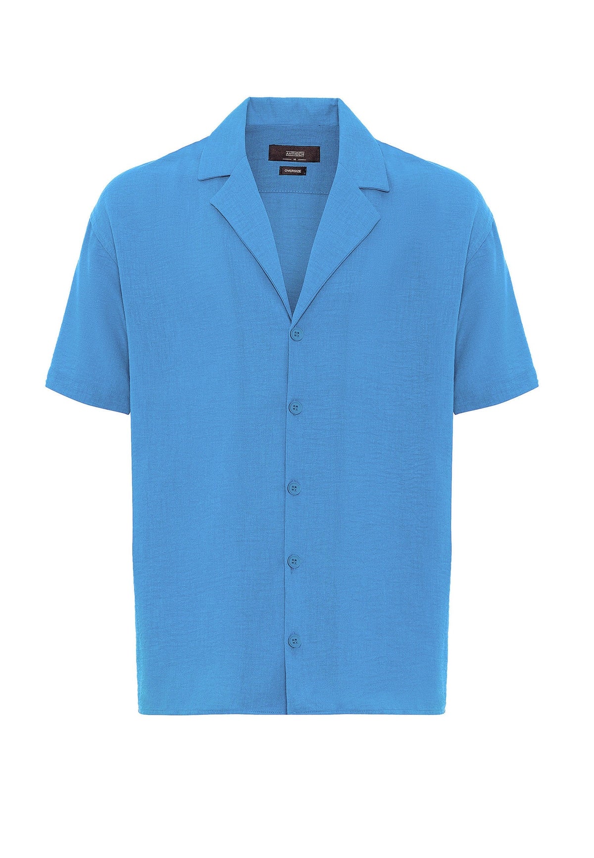 Antioch Oversized Short-Sleeve Men's Shirt with Apache Collar