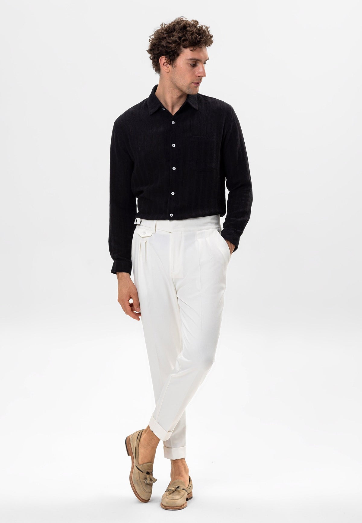 Antioch Knit-Detail Men's Shirt