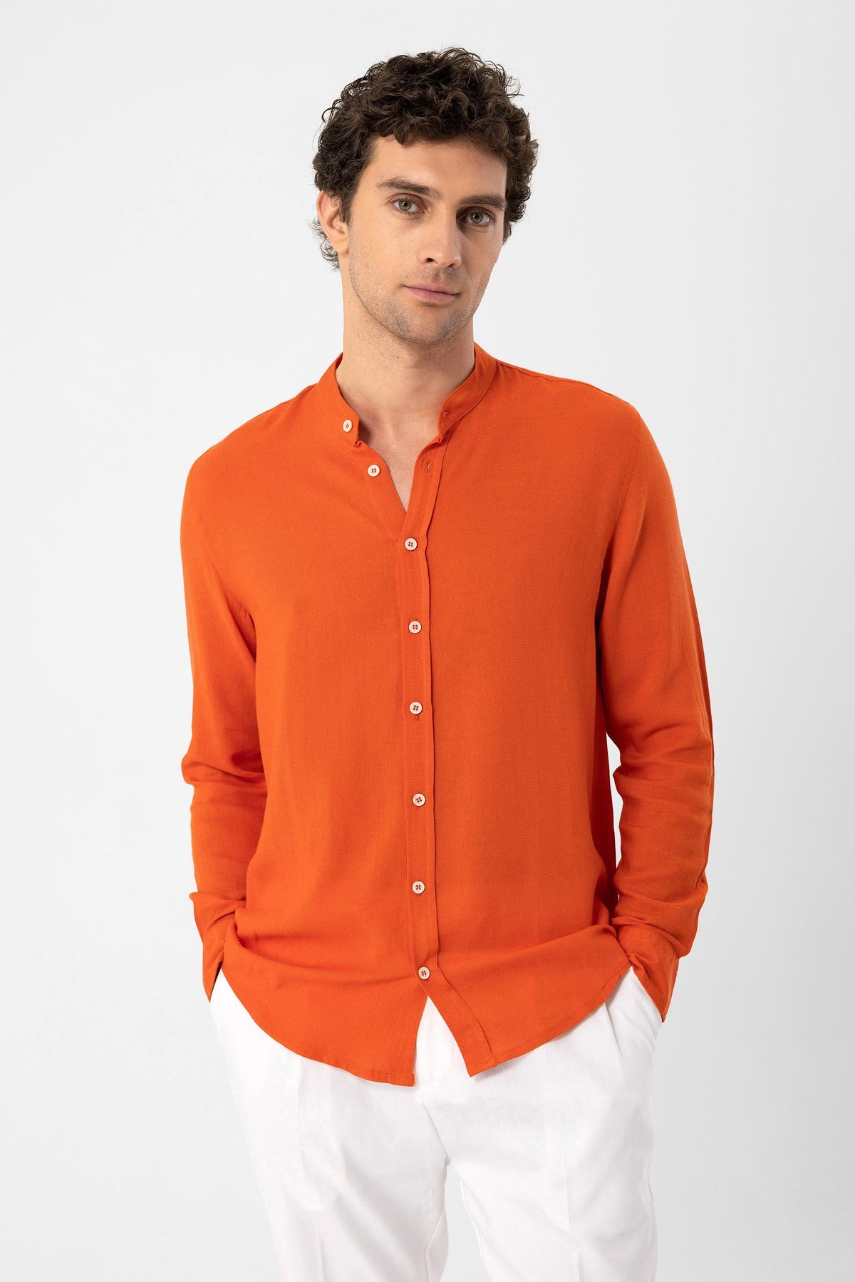 Antioch Stand-Collar Men's Shirt