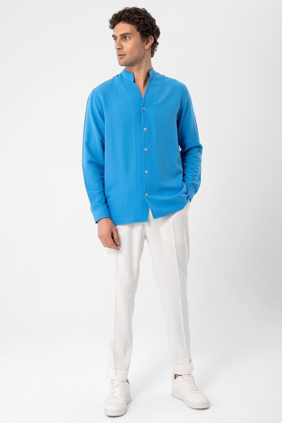 Antioch Collared Long-Sleeved Men's Shirt