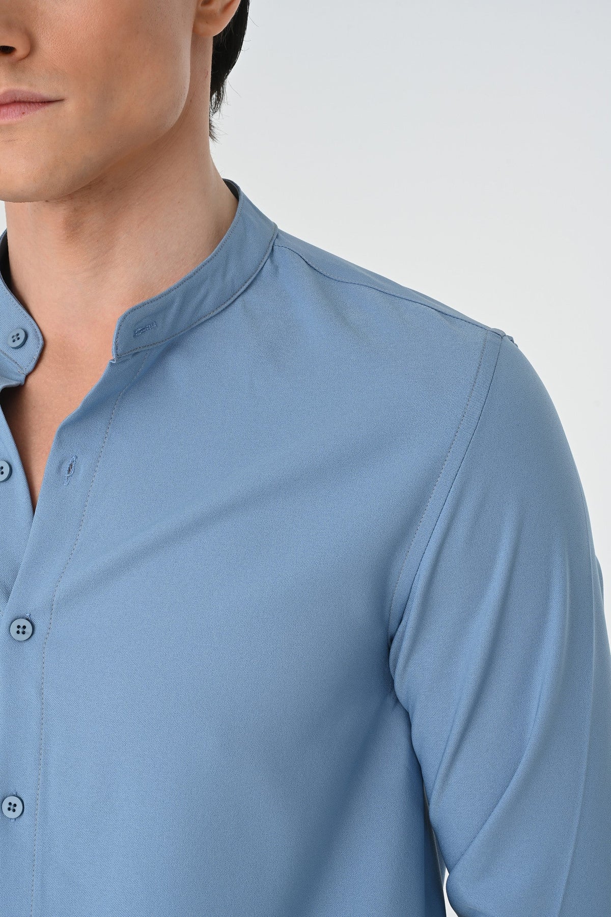 Antioch Regular Fit Mandarin Collar Men's Shirt