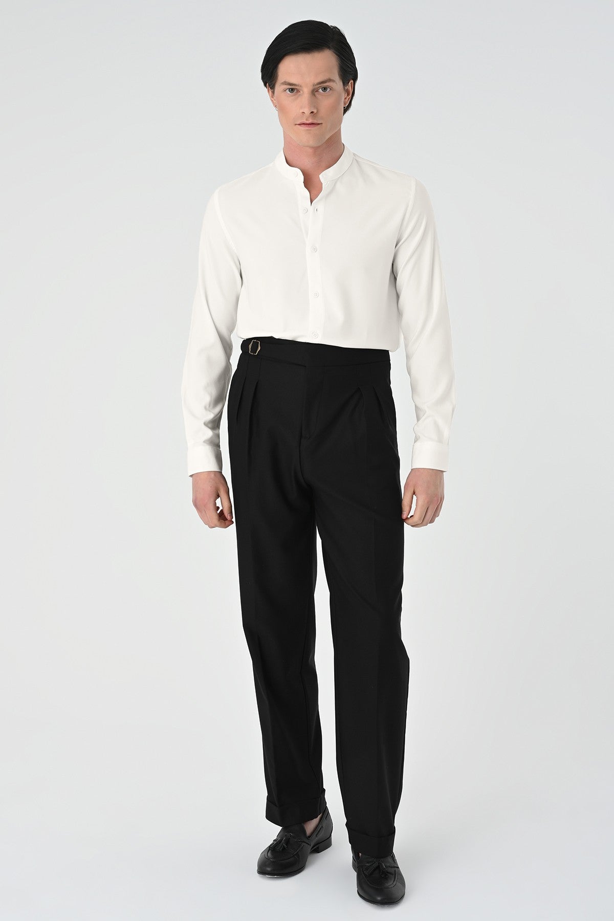 Antioch Regular Fit Mandarin Collar Men's Shirt