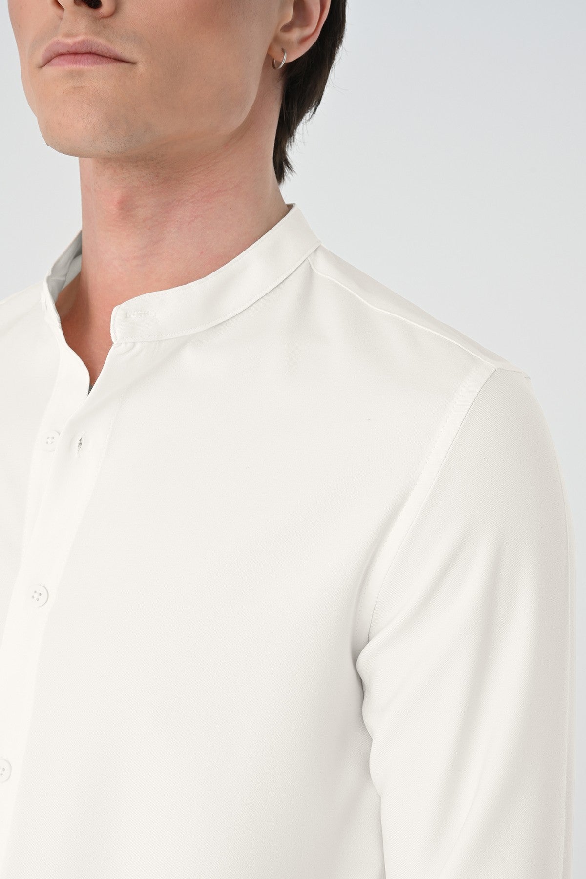 Antioch Regular Fit Mandarin Collar Men's Shirt