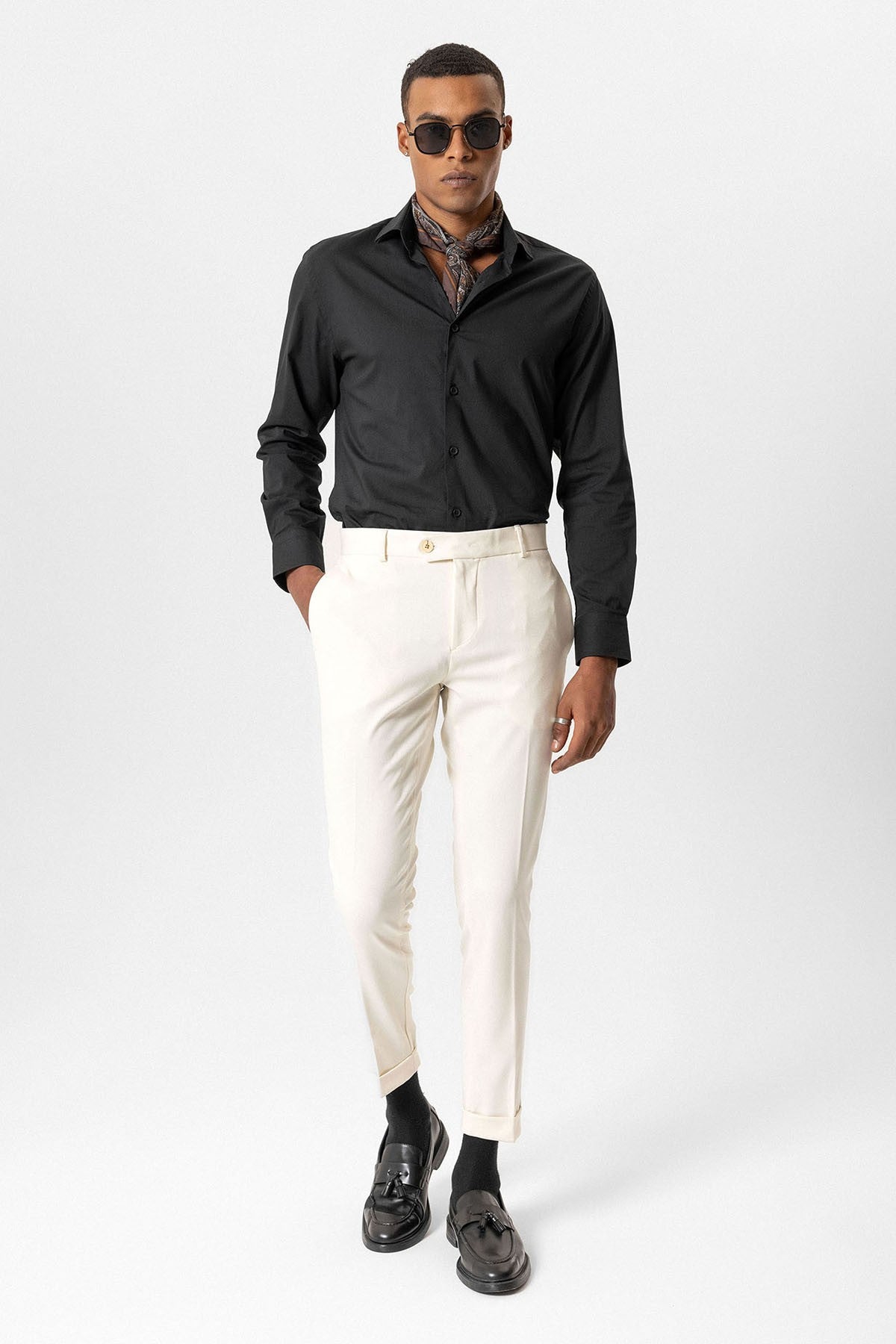 Antioch Regular Fit Double-Cuff Men's Pants